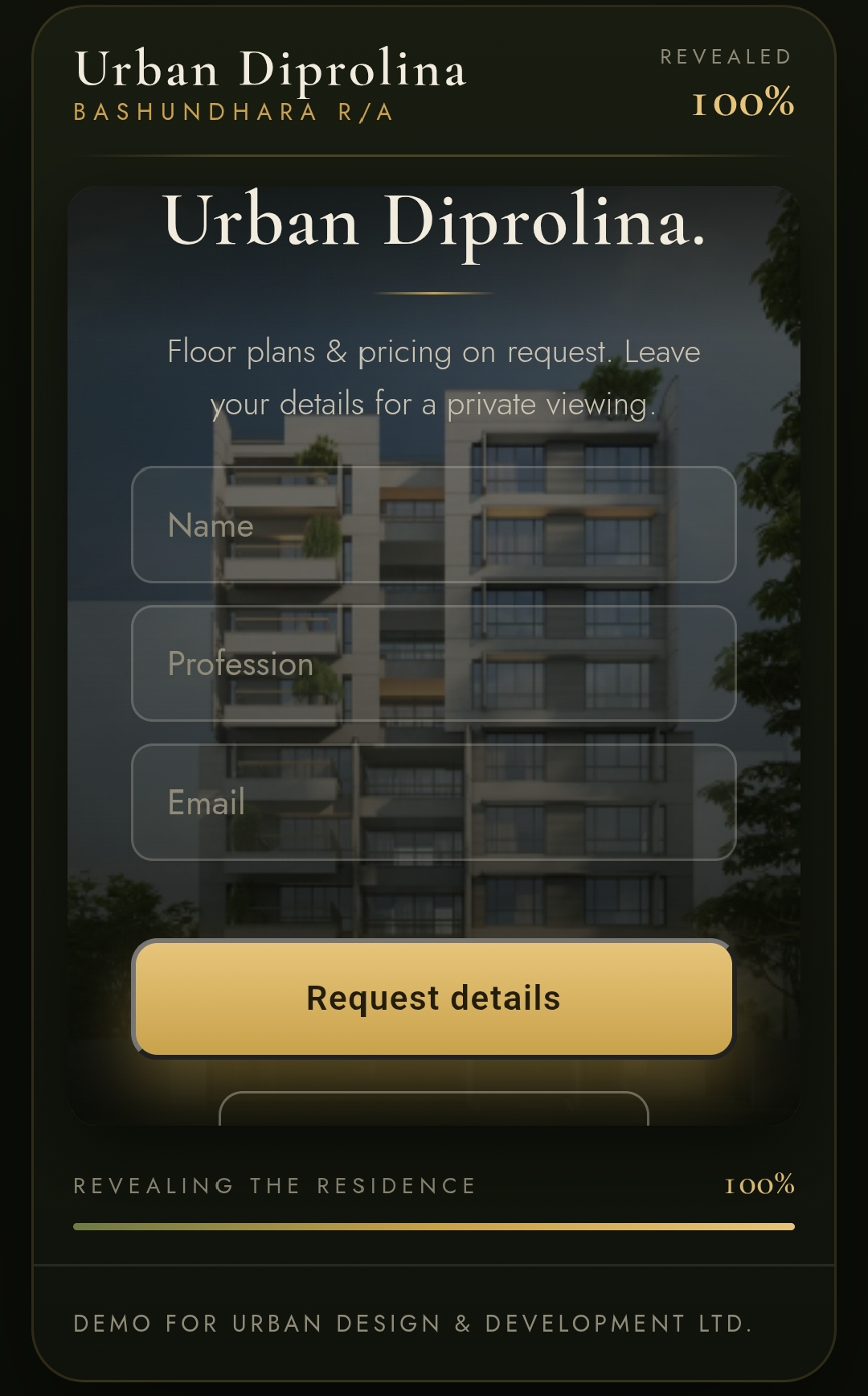 Luxury Project Reveal : Lead Type screenshot 3