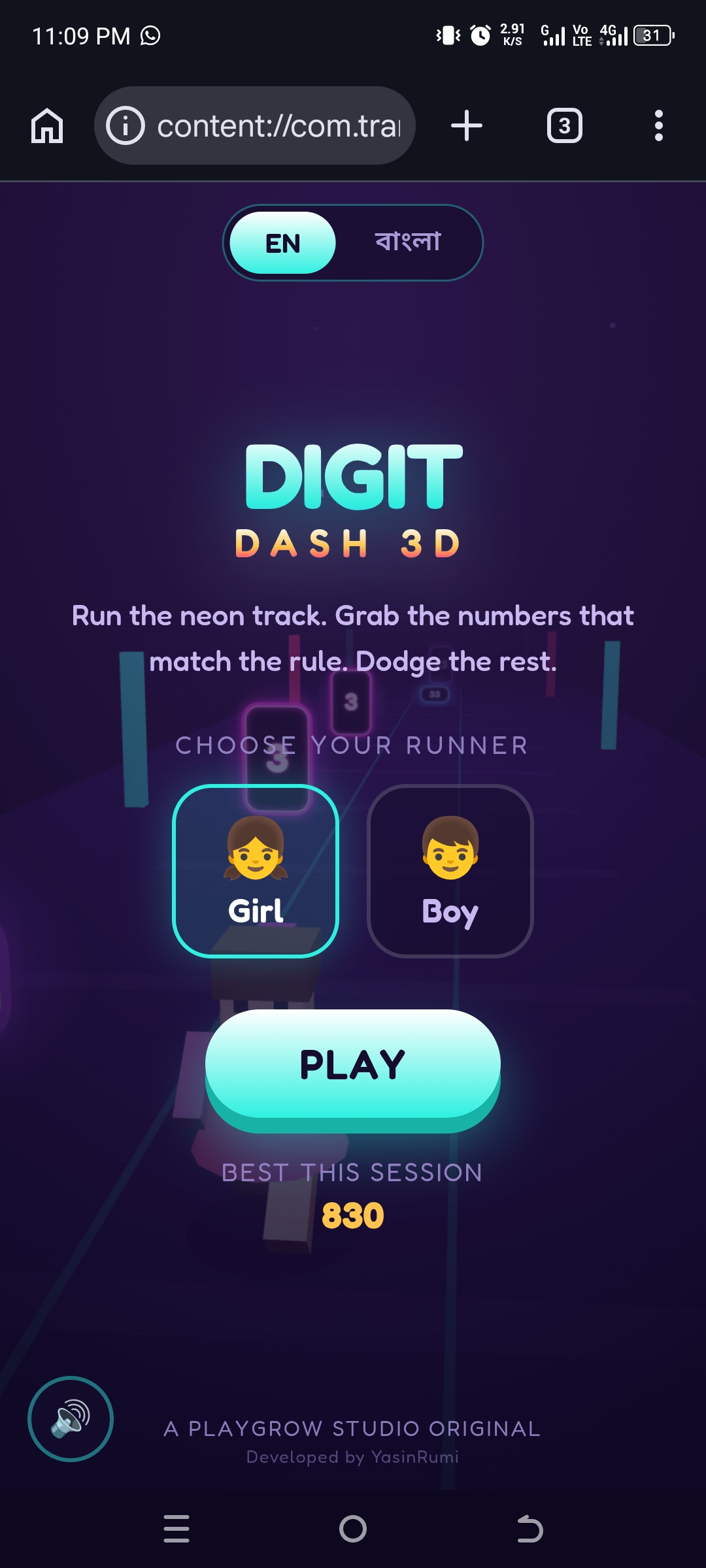 Digit Dash screenshot 1